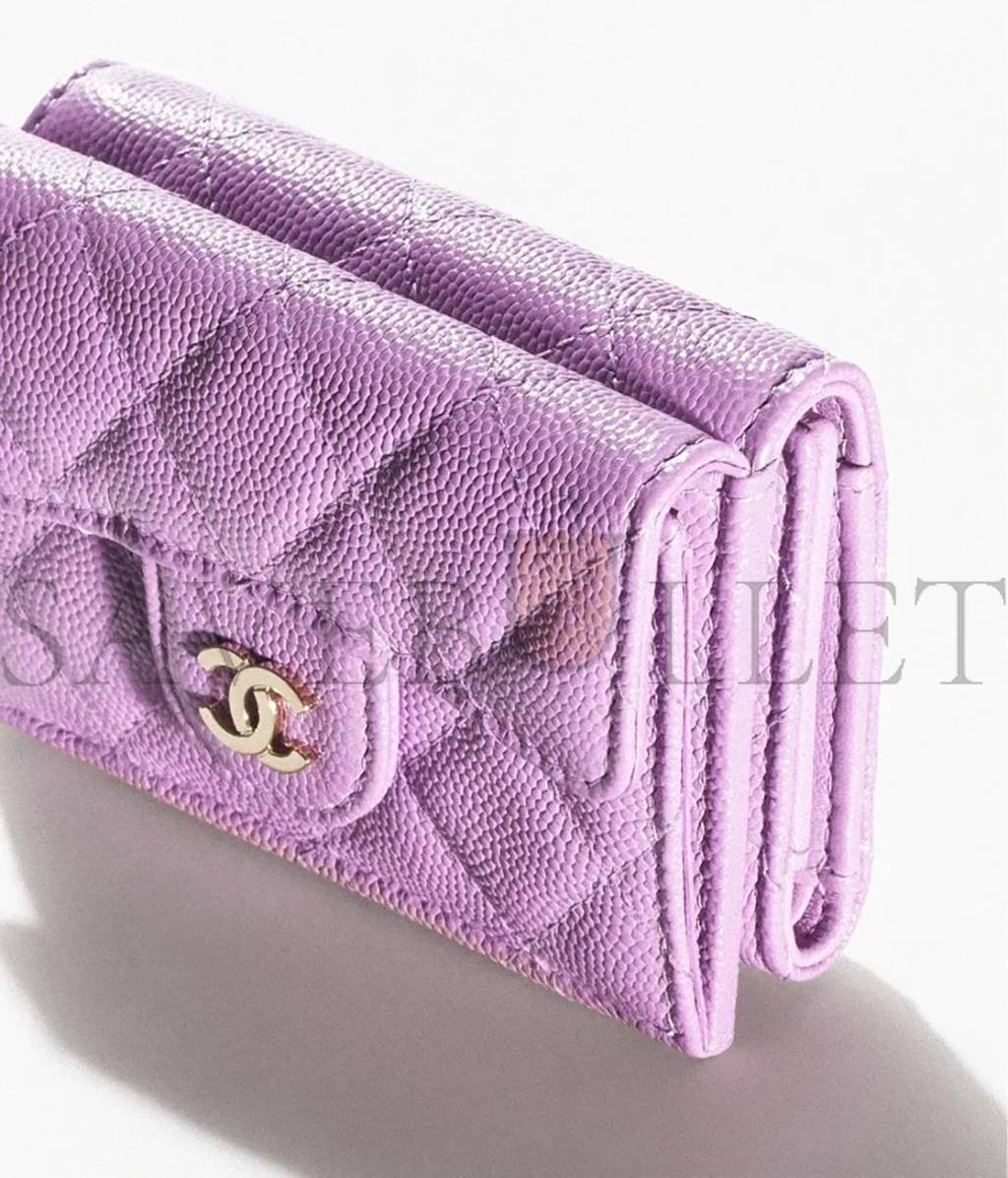 Ch*el classic small flap wallet ap0230 y33352 nh623 （12*7.5*2.5cm）